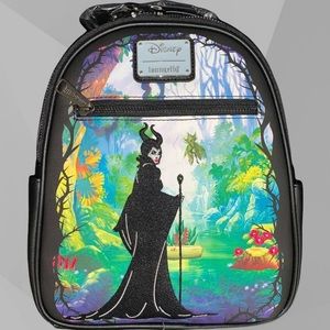 Disney Loungefly Villains Maleficent Backpack embroidered